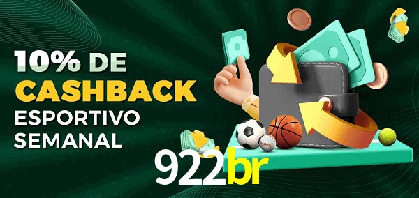 10% de bônus de cashback na 922br